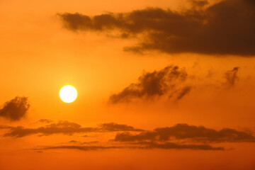 夕日