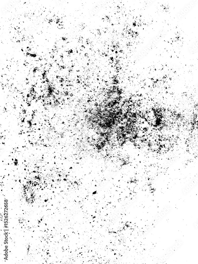 Poster abstract grunge black and white distressed texture overlay effect design element, noise background