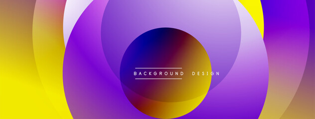 Abstract colorful layers create dynamic visual effect. Gradient hues blend, forming modern background design. Smooth transitions, vibrant tones.