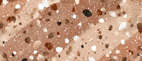 Seamless terrazzo pattern background 