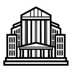 vector illustration of a Corporate building