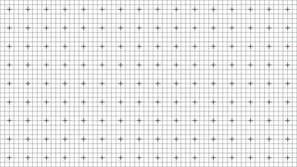 Dense engineering grid with cross points on seamless white background minimal structure layout for precision drawing scientific blueprint mathematics paper schematic background diagram
