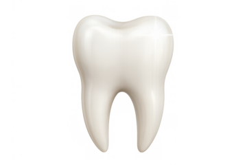Healthy white tooth representing dental hygiene, professional oral care, medical wellness concept