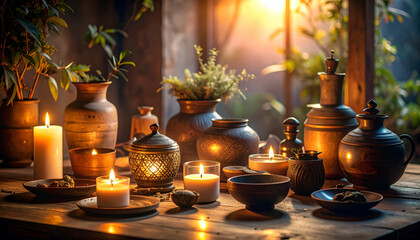 Atmospheric Journey of Personal Discovery Through Introspection and Light
