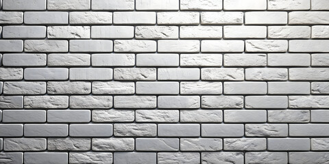 Fototapeta premium Gray weathered brick wall with natural texture variations, mortar joints visible, rustic aged appearance with subtle color differences throughout surface.
