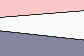 Obraz premium Soft-toned abstract wallpaper with wide diagonal lines in pastel pink, lavender, and white. Great for feminine branding, stationery, or presentation design.