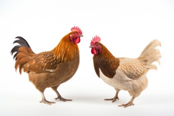 Fototapeta premium Chickens poultry animal bird.