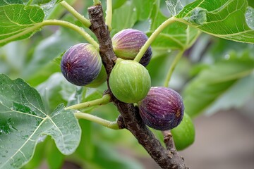 Obraz premium figs on tree