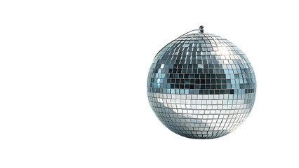 Fototapeta premium disco ball isolated on transparent white background PNG