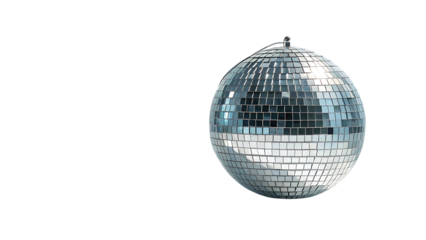 disco ball isolated on transparent white background PNG