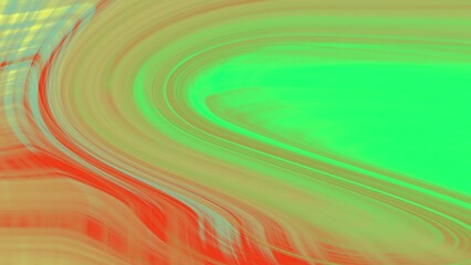 Abstract design with flowing lines of green, yellow, and red creating a dynamic and vibrant visual effect for backgrounds and graphics.