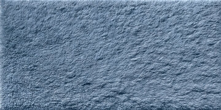 Luxurious and cozy blue shag rug texture creating a warm inviting atmosphere