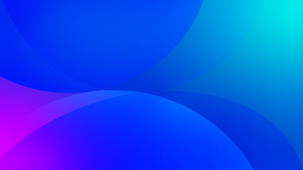 Abstract Gradient Background with Overlapping Circles in Shades of Blue Purple and Teal for Modern Designs and Creative Projects Suitable for Digital Art