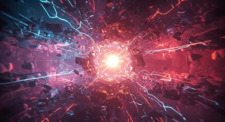 Obraz premium Electric Euphoria Ultra