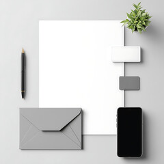 envelope with pen and paper