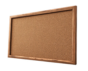 Cork bulletin board with wooden frame, perfect for displaying notes and reminders. This versatile item adds touch of organization to any space, making it ideal for offices or homes