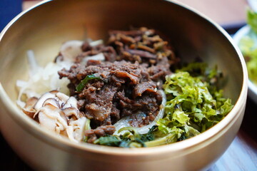Korean Beef Bulgogi Mixed Rice Bibimbap