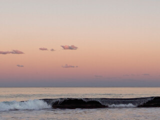 Winter's dusk, Stumers Creek, Coolum, Sunshine Coast, Queensland, Australia
