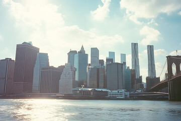 Fototapeta premium new york city skyline