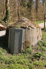 Schutzbunker in Horneburg, einem Stadtteil von Datteln im Ruhrgebiet