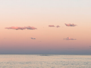 Winter's dusk, Stumers Creek, Coolum, Sunshine Coast, Queensland, Australia