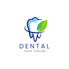 Modern and professional dental logo design