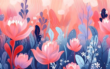Floral illustration with natural elegance