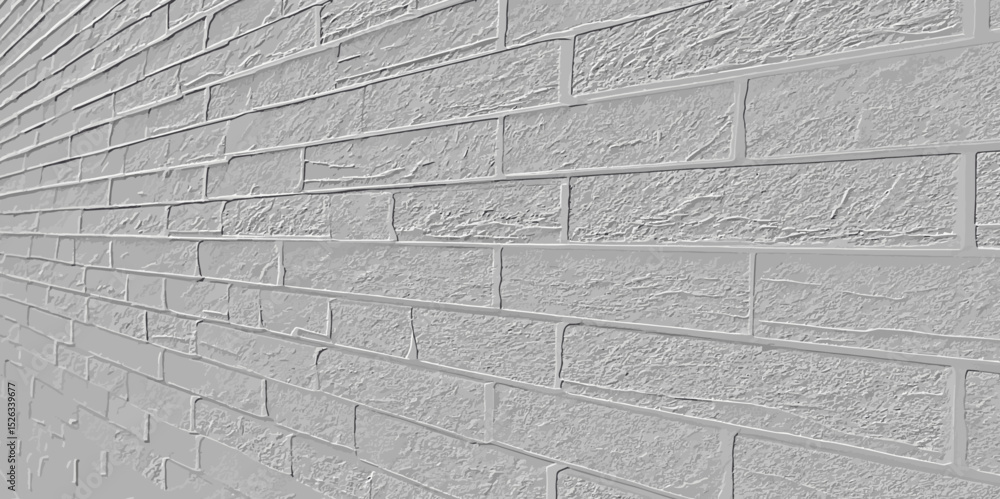 Aufkleber exterior wall with grey stone blocks in varying sizes and a rough textured surface create pattern th