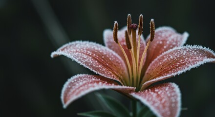 Frozen Flower: A Cold Bloom of Winter Beauty