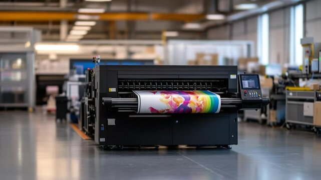 Digital printing equipment in industrial production environment technology