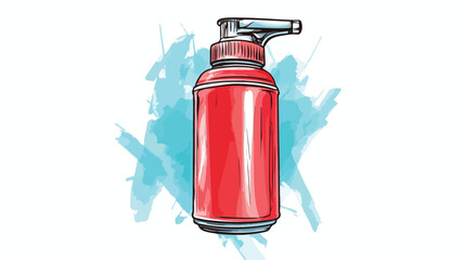 Obraz premium Professional Spray Can Vector Illustration for Graphic Design Projects