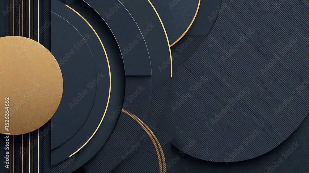 Fototapete a geometric background with sharp lines and shapes creating a modern and minimalist look