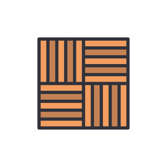 Wood Parquet Texture Graphic Element For Design And Decoration