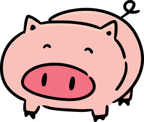 Illustration of pig
