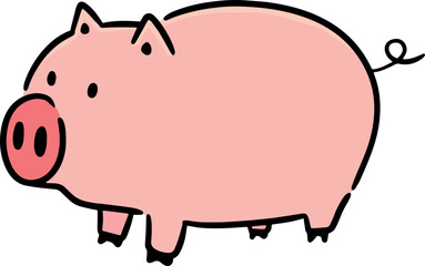 Illustration of pig
