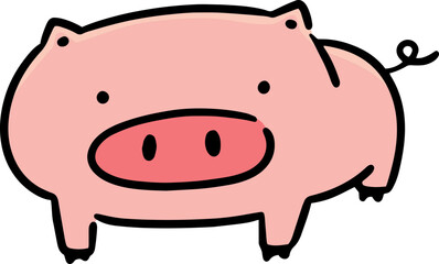 Illustration of pig
