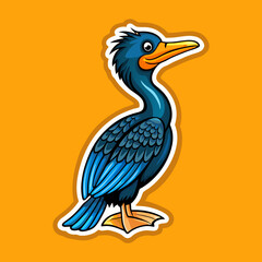 vector illustration of a bird