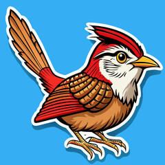 eagle cartoon waving