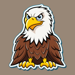 bald eagle cartoon