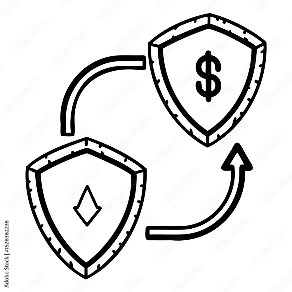 Poster secure financial transactions protecting your assets with robust security measures