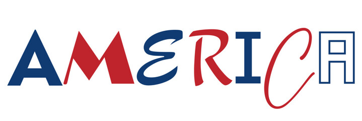 fourth of july usa america text