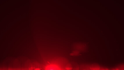 Red light rays on black background	