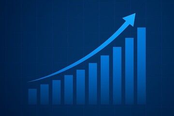 Upward Trend Financial Growth Chart, Progress & Success