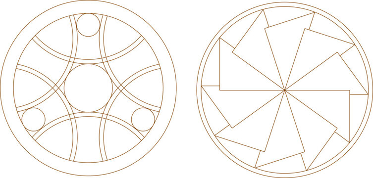 sketch vector illustration silhouette design ornament decoration mandala rosette classic vintage ethnic abstract modern traditional