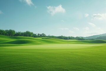 Golf Course landscape outdoors nature.