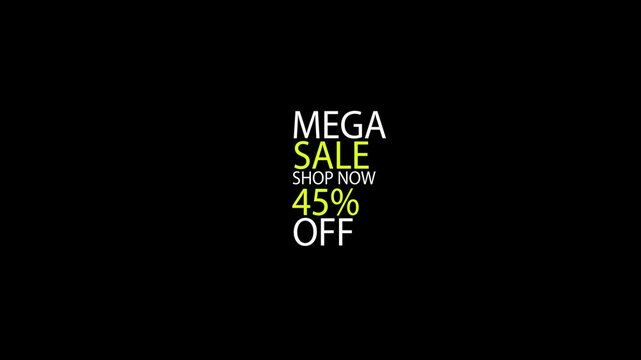 Big sale, Huge sale, sale, mega sale, super sale, Tuesday sale, December sale, Autumn sale, spring sale, mid-season sale 4k video