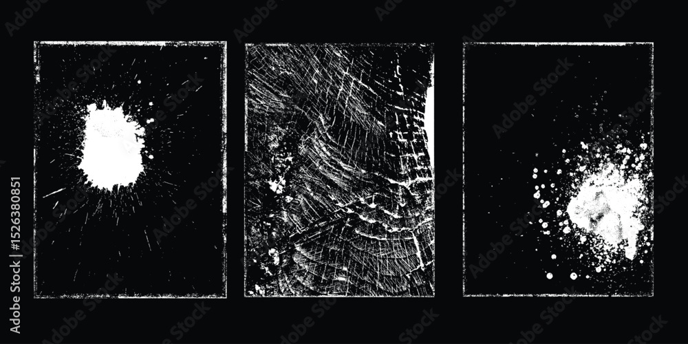 Aufkleber Grunge Urban Background.Texture Vector.Dust Overlay Distress Grain ,Simply Place illustration over any Object to Create grungy Effect .abstract,splattered , dirty, texture for your design.
