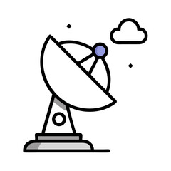 Space radar scanning the heavens

