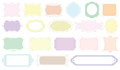 Discover Our Beautiful Pastel Decorative Frames for Your Creative Projects and Unique Ideas
