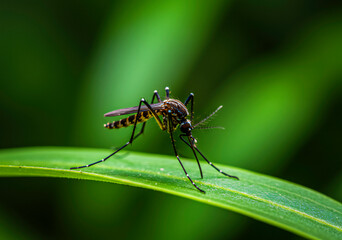 Fototapeta premium Mosquito in Tropical Forest
